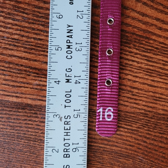 2 /$15  NEW  Hamilton Dog Collar Metal Buckle 16" Wine Burgundy - Picture 4 of 9